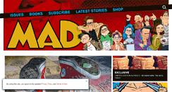 Desktop Screenshot of madmagazine.com