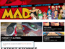 Tablet Screenshot of madmagazine.com